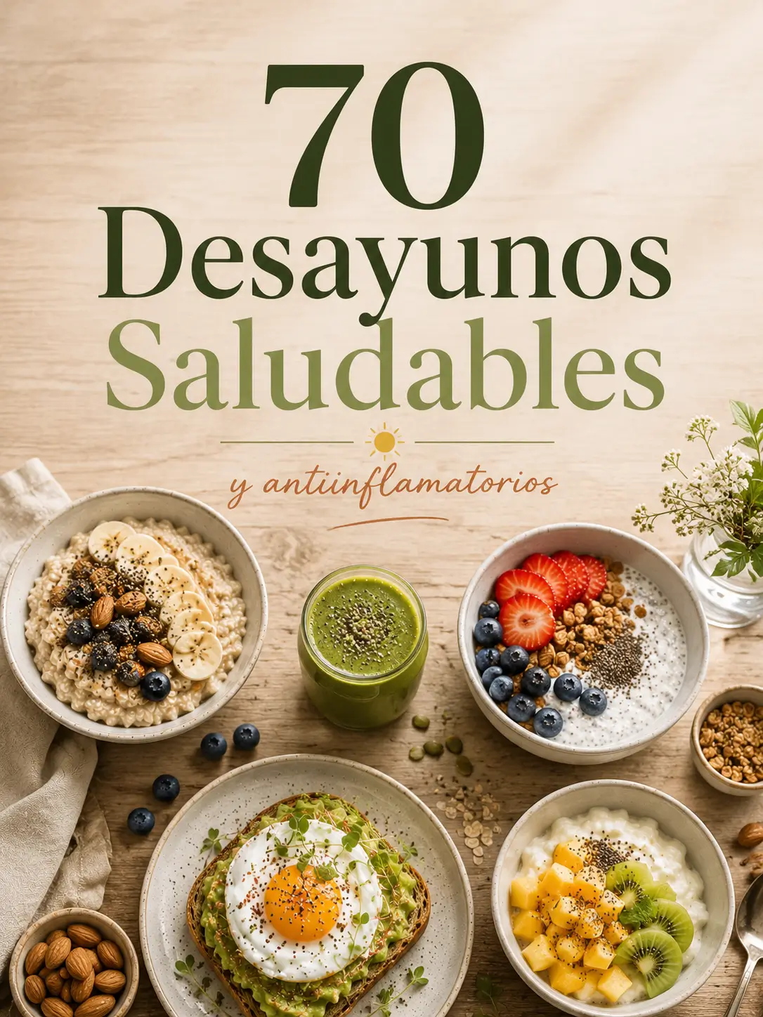 Ebook 70 Desayunos Saludables antiinflamatorios