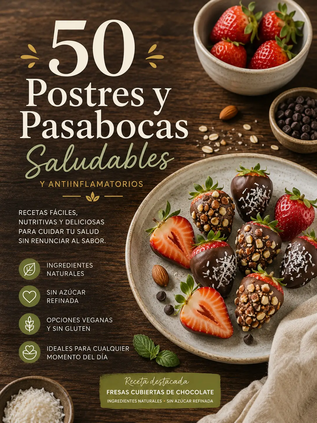 Ebook 50 Meriendas y Postres saludables